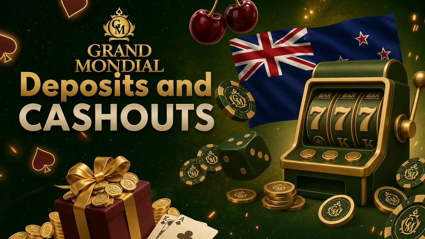 Deposits and cashouts at Grand Mondial for NZ players